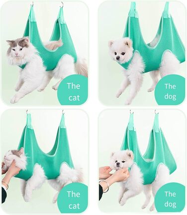 Набір для грумінгу собак, гамак для грумінгу, сірий, середній, для маленьких та середніх порід