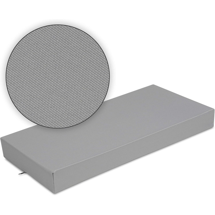 Килимок для собак SuperKissen24: лежанка, матрац для тварин - водовідштовхувальний, пральний - 120x80 см, сірий