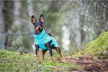 Дощовик для собак Rukka Pets HASE, бірюзовий, 40 см