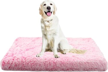 М'яке ортопедичне ліжко для собак та котів, 75x50x7 см, рожеве