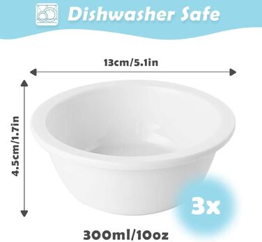 Набір мисок для котів та собак, 3 шт. з порцеляни, миски для годування, мисочки для корму, Fressnapf