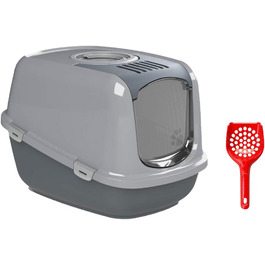 Туалет для котів PeeWee XXL EcoDome з ситом і лопаткою, 66,5×48,5×46,5 см