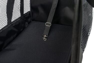 Траспортна сумка для собак TRIXIE Ryan – 26 × 27 × 47 см – до 6 кг – з верхнім відкриванням, знімний плечовий ремінь та коротка шлейка – зовнішня кишеня – знімна підкладка – 28841 (L 54 x B 30 x H 30 cm)