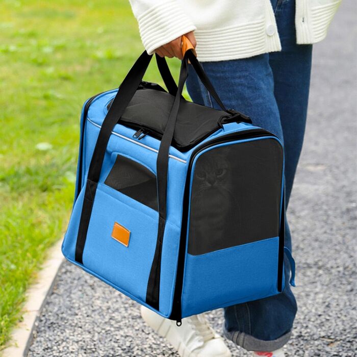 Транспортна переноска для собак та дрібних тварин (переноска для собак, переноска для котів)