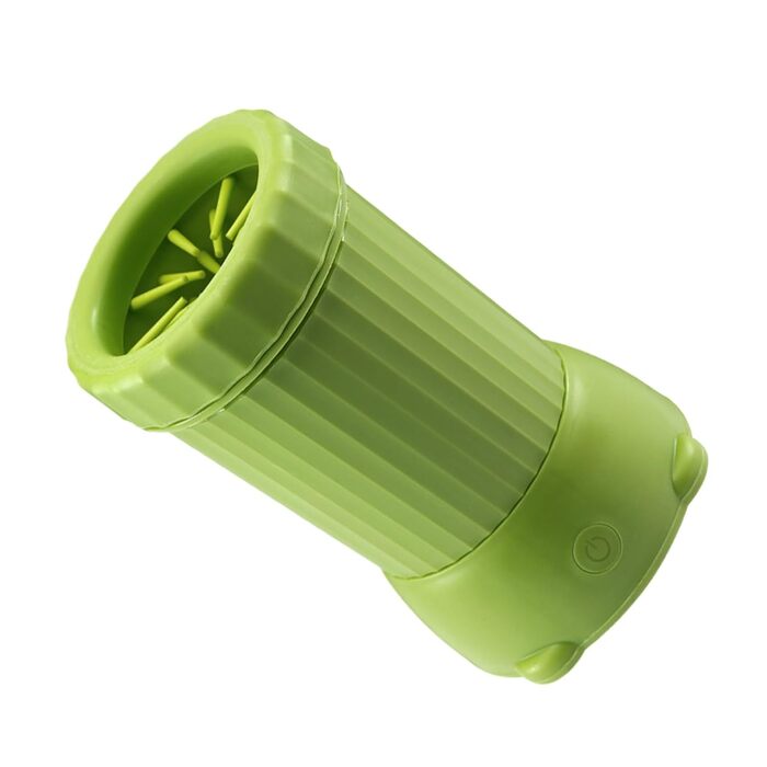 Автоматичний мийник лап для собак, USB, для дому та прогулянок, зелений