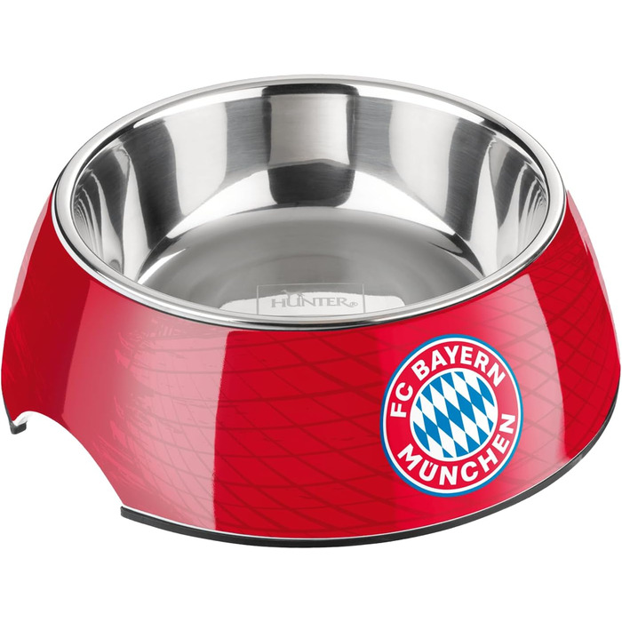 Набір мисок для тварин Hunter FC Bayern München, 700 мл, червоний