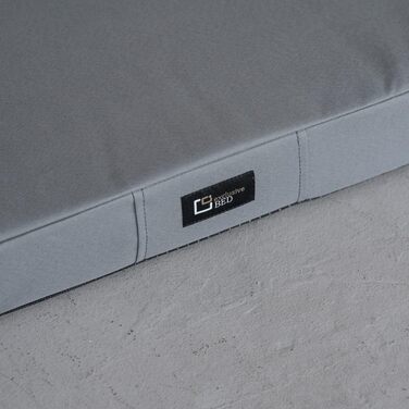 Килимок для собак Tina Grosse - лежанка для собак середнього та маленького розміру. Лежанка для собак з тканини Kodura, миється, водонепроникна, м'яка, довговічна, стійка до зношування та розривів (XXL, 120x90x8 см, світло-сірий)