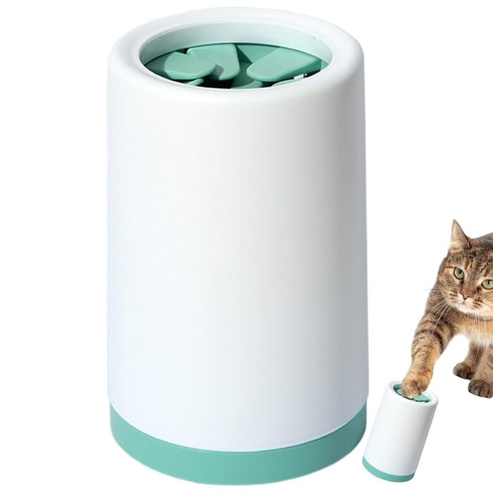 Набір для миття лап собак – силіконовий мийник лап з щіткою, для собак малих, середніх та великих порід