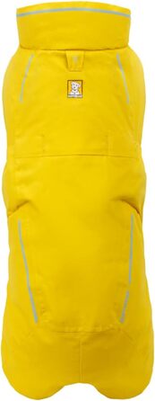 Ruffwear Vert зимова водонепроникна куртка для собак XS, ізоляційна жовта дощовик для собак, легка всепогодна жилетка для собак, мінерально-жовтий