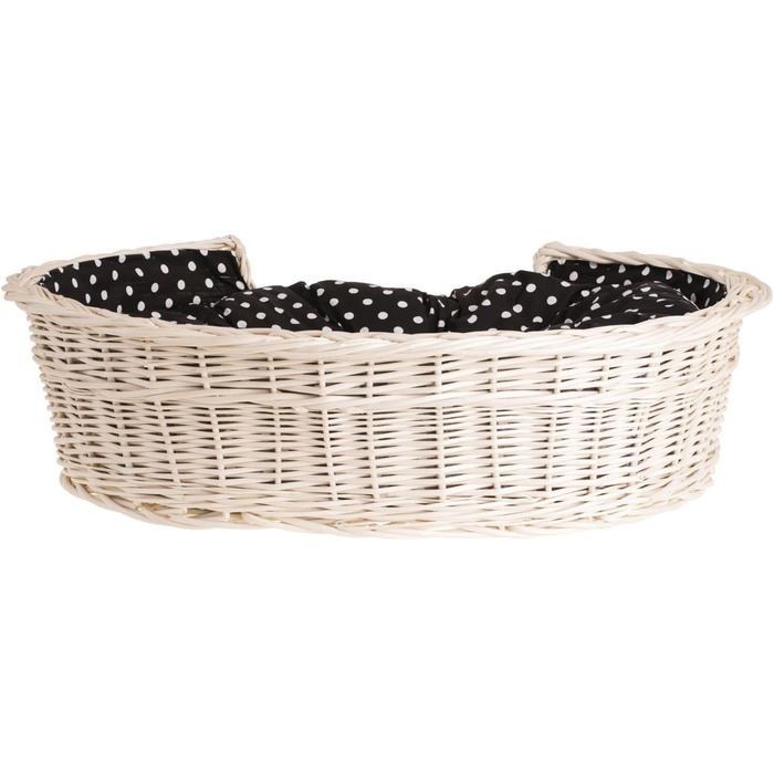 Гніздо для собак з лози e-wicker24 502-60, коричневе, 60x43x19 см (80x60x26 см, бежеве)