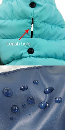 Зимовий одяг для собак GIBZ: теплий водонепроникний зимовий одяг з капюшоном для маленьких собак, XL, помаранчевий