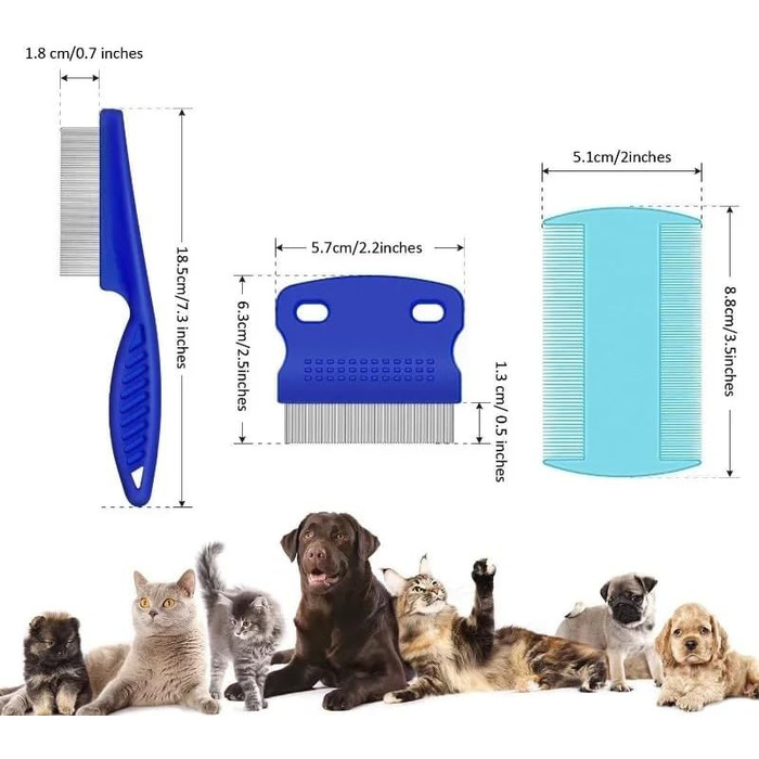 Щітка для собак, інструмент для догляду за шерстю, професійна щітка для собак (Помаранчевий)