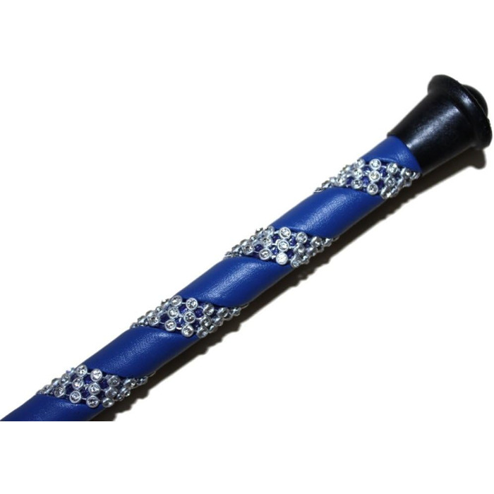 Наїзницька батогочка Jump Bat 18 дюймів з декором зі стразів. Кольори: чорний, синій, зелений, фуксія, рожевий, фіолетовий, червоний, жовтий