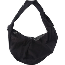 Сумка на плече для котів та собак FUNAT, переноска для собак, ідеальна для маленьких тварин. Чорний колір