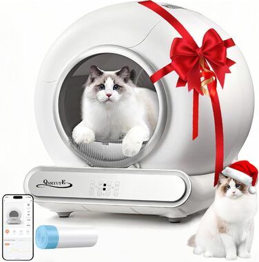 Автоматичний самоочисний лоток для котів з контролем піску, APP-керування, 65л