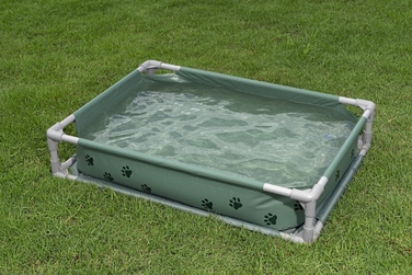 Басейн-лежак 2в1 для тварин Bestway 561RG (102x74x20 см)