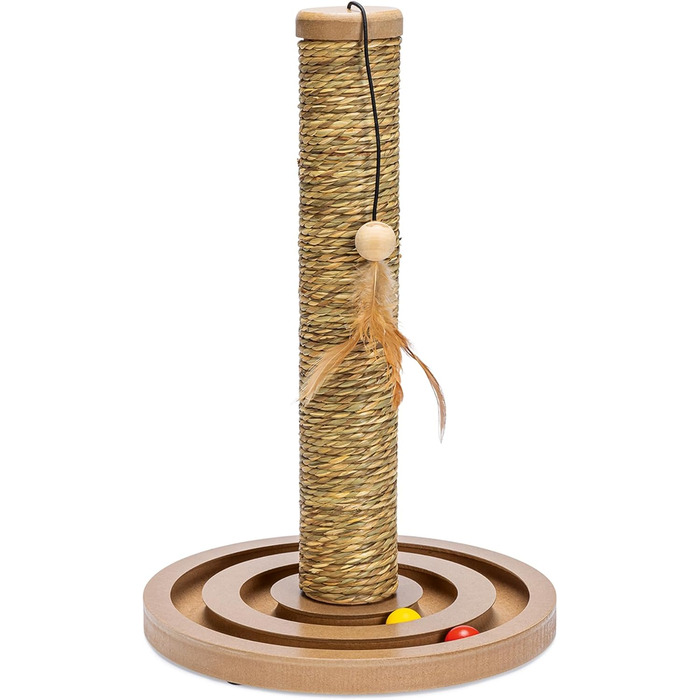 Дряпка для котів Karlie Kratzbaum Seegras з іграшкою, 44см, 30см