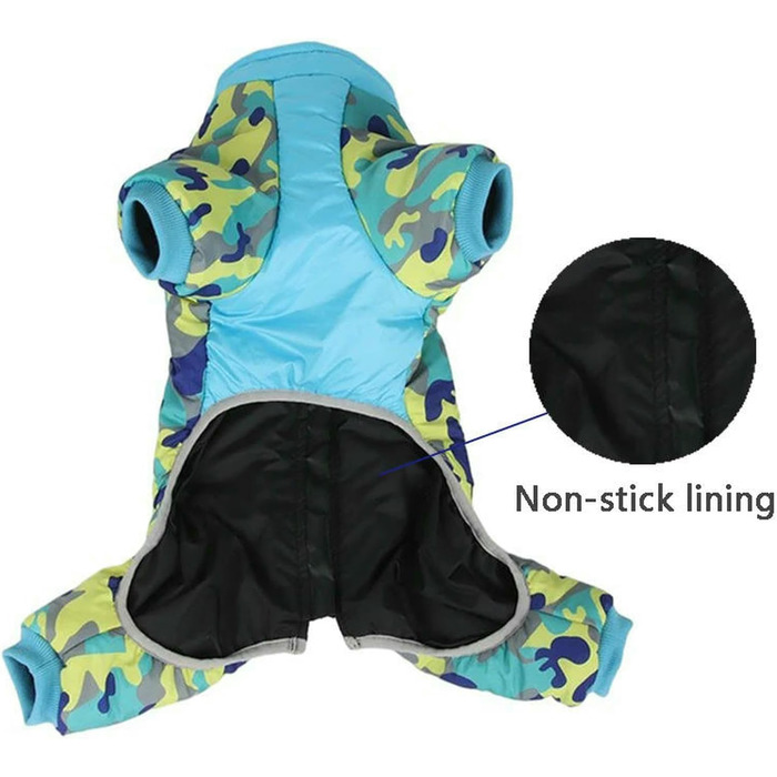 Тепла зимова куртка для собак: водонепроникна, для маленьких та середніх порід, чихуахуа, французький бульдог, мопс. Жовта куртка на клямках. Розмір S