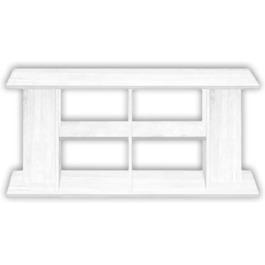 ZooPaul Тумба для акваріума 120x40x60 см біла, масивна шафа для тераріуму