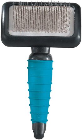 Інструменти для грумінгу Master Grooming Tools: ергономічна вичісувальна щітка для собак, середнього розміру, чорного кольору