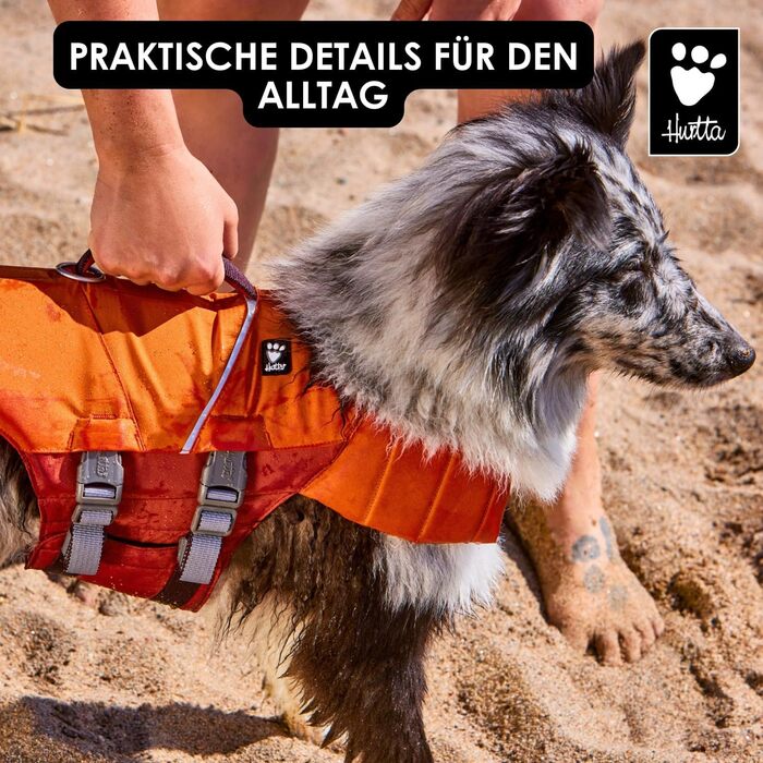 Жилет рятувальний для собак Hurtta Life Savior ECO, Buckthorn, 5-10 кг