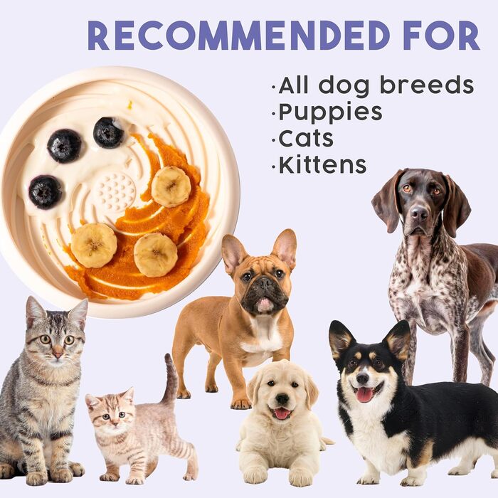 Силіконовий лежак-іграшка для собак та котів Awoo Lick Dish - повільне годування, антиковзаюча основа, для тривалих занять