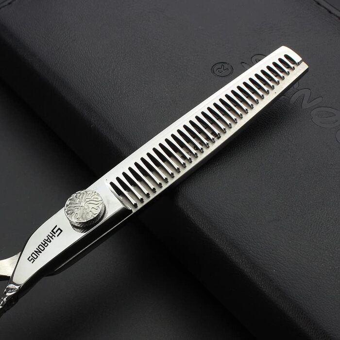 Професійні ножиці для перукарів 6/7 дюймів з візерунком троянд, комплект 3 шт. з японської нержавіючої сталі