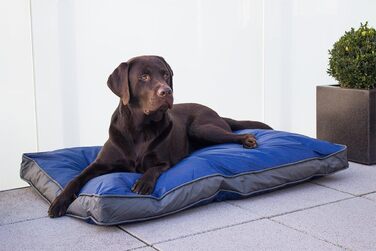 Килимок для собак на вулицю 105 x 67 см, блакитний, міцний та водонепроникний. Зручне ліжко для собак, килимок для відпочинку на відкритому повітрі