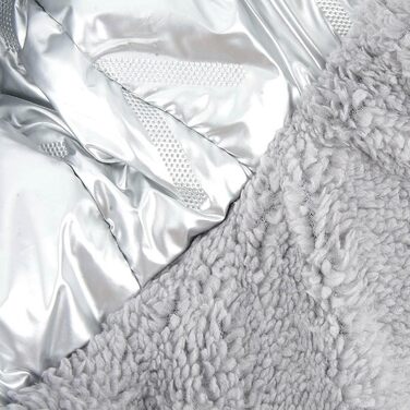 PAIDEFUL Зимовий теплий пуховик для собак - куртка з капюшоном для маленьких собак, чихуахуа, котів. Сріблястий колір, водонепроникний, для холодної погоди. Розміри S-XXL