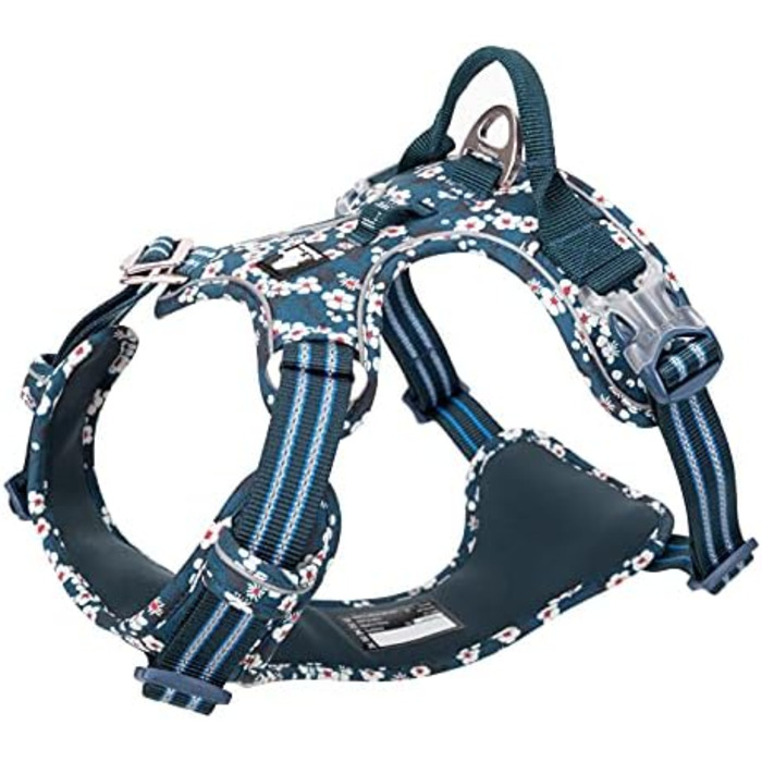 Нашийник для собак WINHYEPET Truelove No Pull TLH56512, світловідбиваючий, м'який, з регулюванням, XS, блакитний