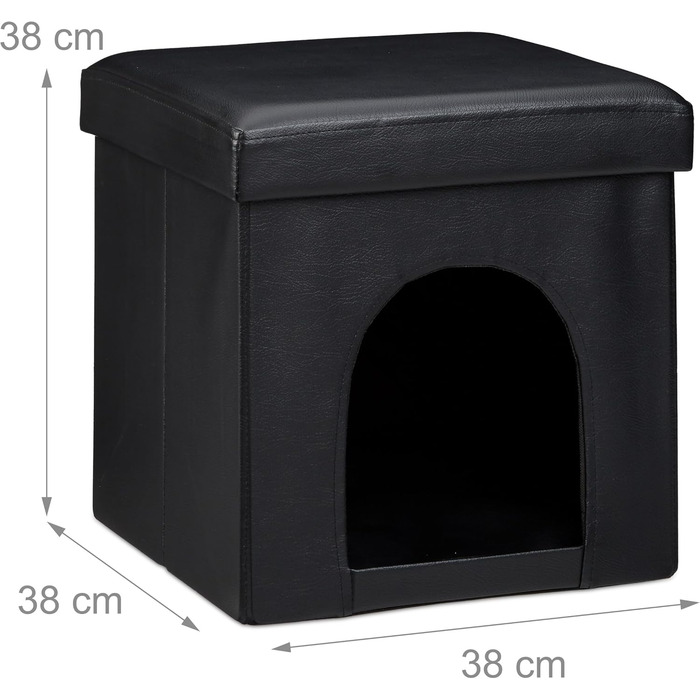 Комплект для собак Relaxdays Home Sweet Hund Deluxe L: лежак-стілець, будка, чорний, з подвійною регульованою мискою, фідер