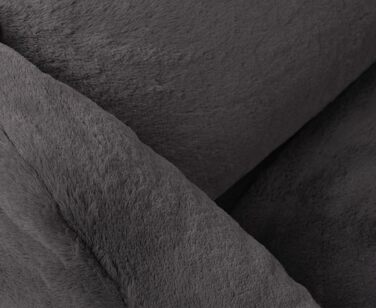 Ортопедичне ліжко для собак Knuffelwuff Schnuffelupagus XXL, 120 x 85 см, чорне. Знімний, зручний, м'який, для великих, середніх та маленьких собак.