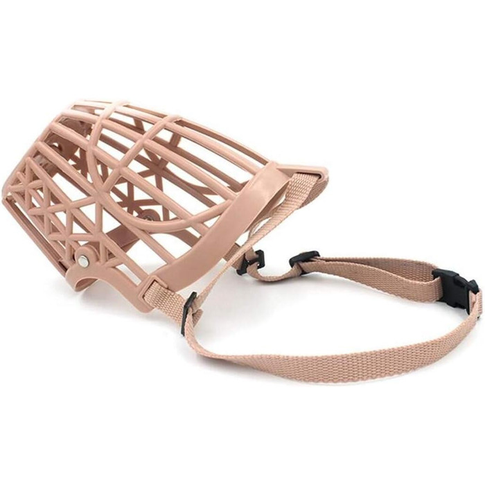 Набір масок-намордників для собак Beikalone (7 шт.), пластик, анти-гризун, регульовані, дихаючі, зручні