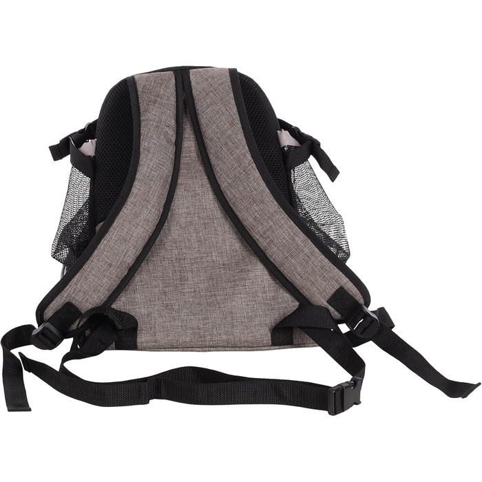 Сумка для собак Xanty Taupe – 29x23x38 см – поліестер – з шнурком, світловідбивачами, знімним дном, страховочною лінійкою, лямками на плече та талію