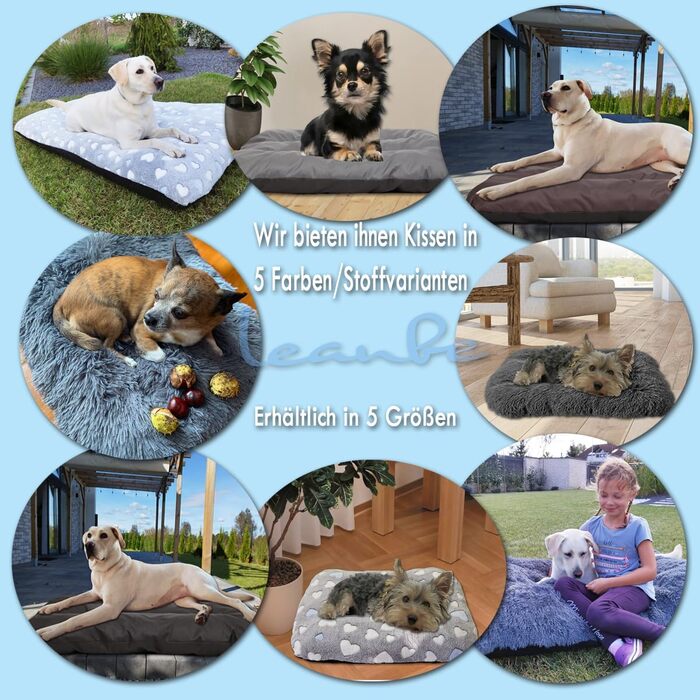 Підстилка для собак, лежанка, матрац для собак (Чорний Оксфорд, L:100x70x8 см)