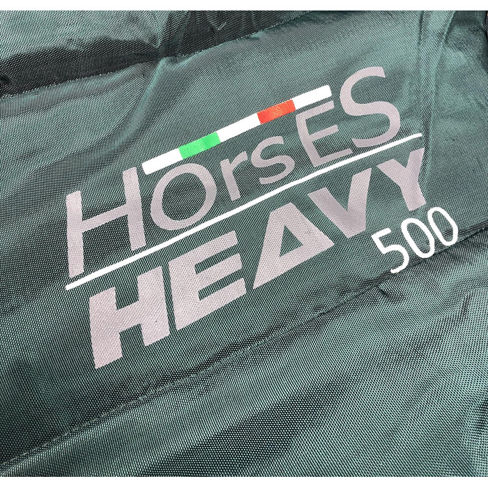 Зимова ковдра для коня 500g, утеплена, м'яка, зручна, для стійла, чорна, зелена, 162 см