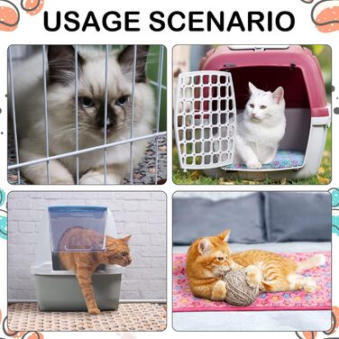 М'яка ковдра для морських свинок Namalu: водонепроникна, з флісу, 30x30 см, для клітки, повторного використання