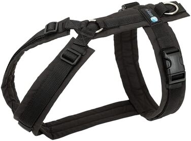 Шлейка для собак Anny-X Brustgeschirr Fun, чорного кольору, розмір L (обхват грудей 78-96 см)