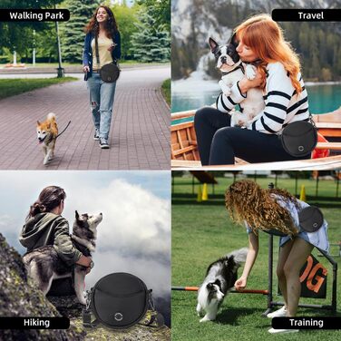 Сумка для ласощів для собак, велика місткість, з дозатором для пакетів, Leckerlibeutel