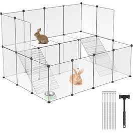 Клітка для дрібних тварин SUBTLETY 143x108x93 см: забіг для кроликів, хом'яків, морських свинок (DIY збірка)