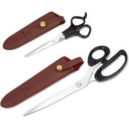 Набір ножиць для догляду за кіньми: ножиці для хвоста та гриви, з чохлом. Нержавіюча сталь, ергономічний дизайн, ідеально для догляду за хвостом та гривою.