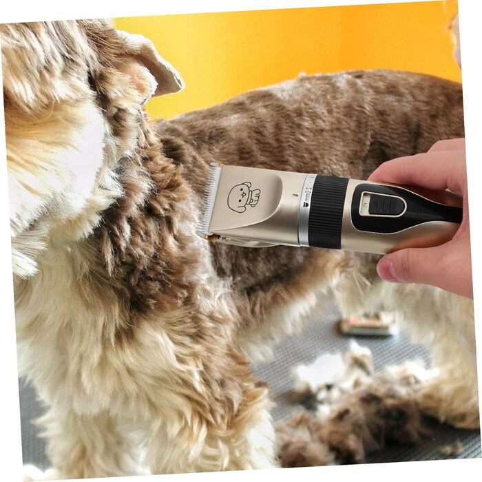 Електричний триммер для собак Yardwe - тиха та безпечна машинка для грумінгу тварин з титановим лезом