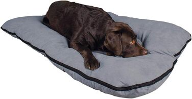 Килимок для собак SUNNYDOGS XXL | М'який, миючий, знімний | Килимок для великих собак, 120 x 80 см, сірий