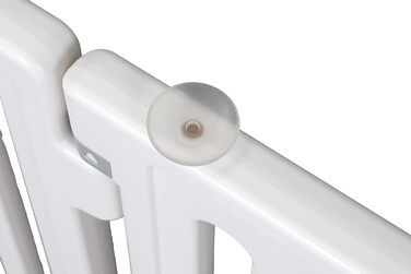 Льох для собак Birdrock Home з 16 панелей, великий, 65 см, білий - безпечний загін для цуценят