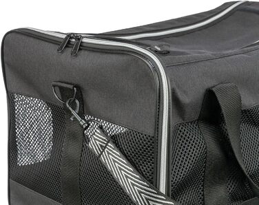 Траспортна сумка для собак TRIXIE Ryan – 47 x 26 x 27 см – до 6 кг – з верхнім доступом, знімний ремінь та повідком, кишеня, знімна підкладка