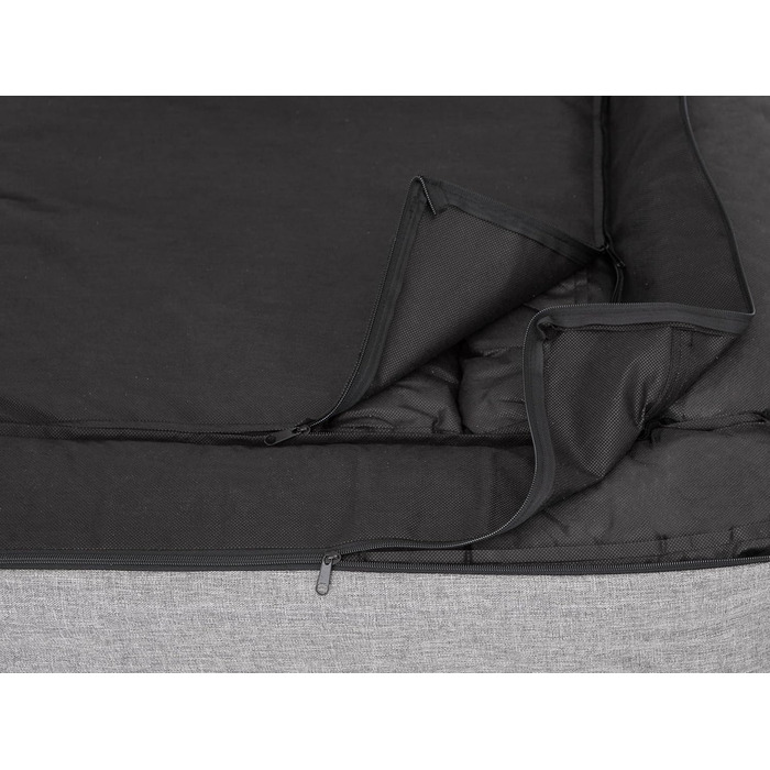 Крісло-лежанка для собак, 80 x 55 см, графіт - м'яке ліжко для домашнього улюбленця