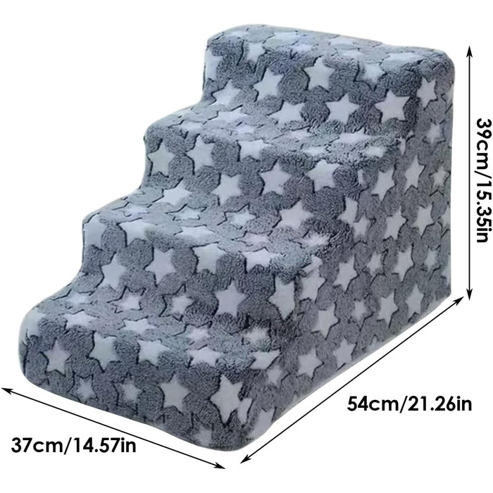 Рампа для собак та котів Cat Escabeau – портативна, складна, неслизька, синього кольору