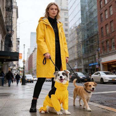 Зимовий теплий комбінезон для собак | Регульований костюм для собак середніх, маленьких та великих порід, для цуценят, для дому та прогулянок, XL