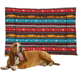 Підстилка для переноски Kalahari від Downtown Pet Supply, 73,7 x 50,8 см, водонепроникна, Ripstop Nylon, можна прати в машині, розмір M, L 74 x 51 x 51 см