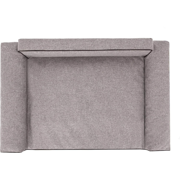 Ліжко для собак, кошик для тварин, ліжко для котів, знімний чохол, великі собаки, ліжко-софа, чорний колір, XXL (116x78 см)